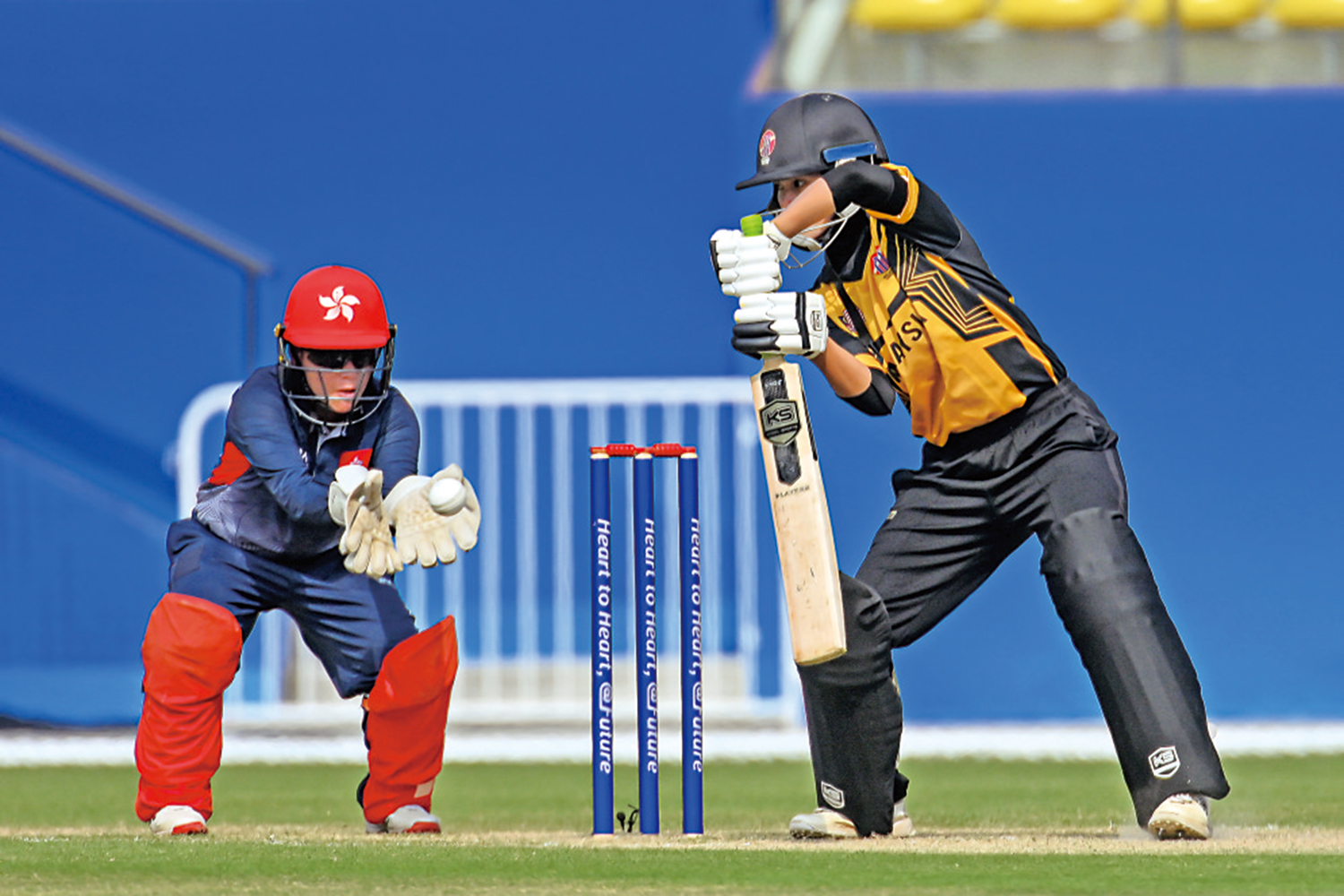 　　圖：香港女板球隊今日鬥蒙古，再爭8強資格。\港協圖片