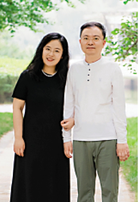 　　圖：蔡磊和段睿夫婦攜手建立永續性慈善信託，持續為人類攻克漸凍症貢獻力量。/林笑竹攝