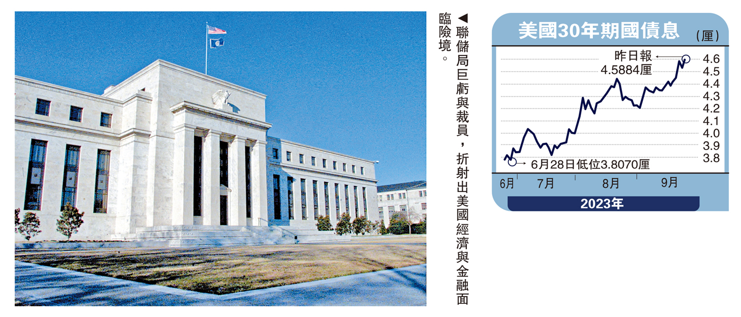 金針集/聯儲巨虧裁員美金融危機漸行漸近大衛- 大公報