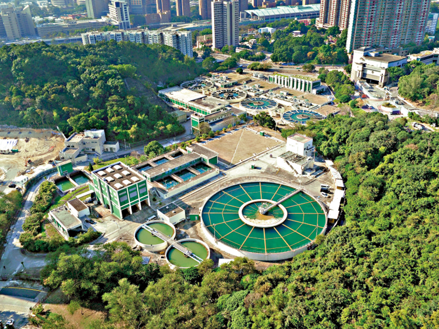 　　圖：屯門濾水廠水力發電站是本港建立的首個水力發電站。