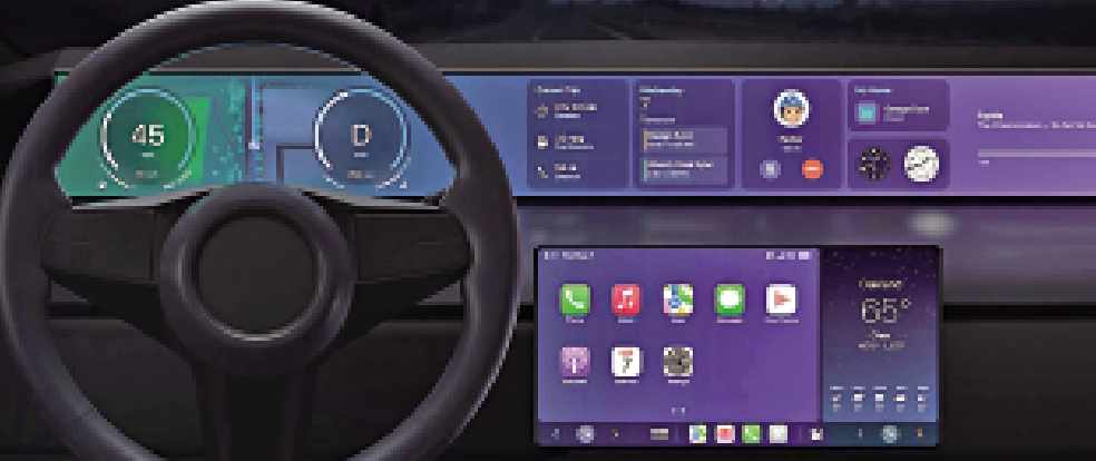 　　圖：說小米電動車盛傳搭載蘋果Apple CarPlay系統。