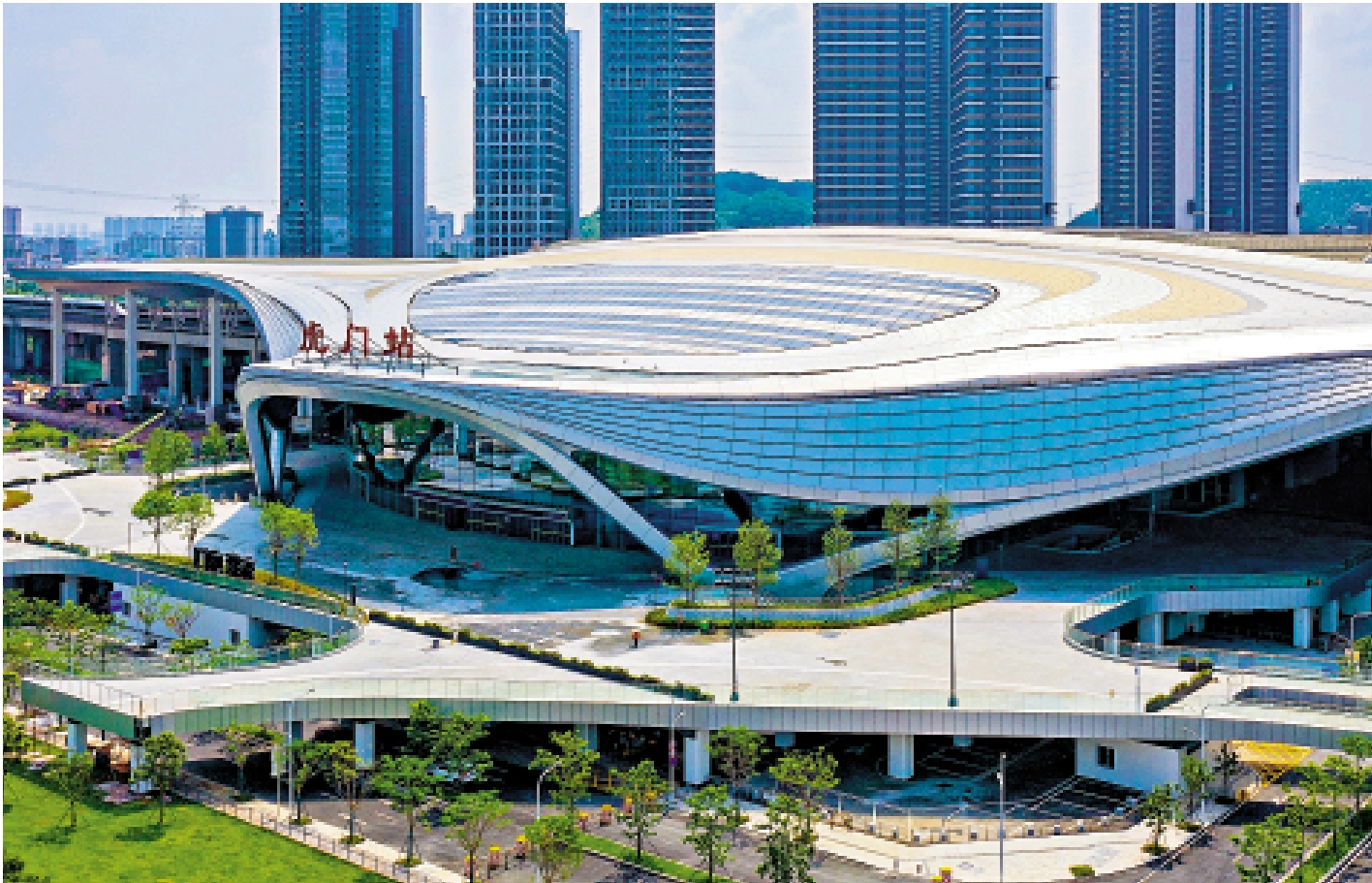 　　圖：東莞虎門站近期完成升級啟用並對外試運行。