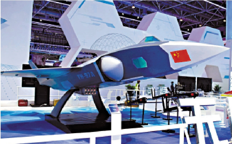　　圖：去年珠海航展展出的飛鴻-97A。