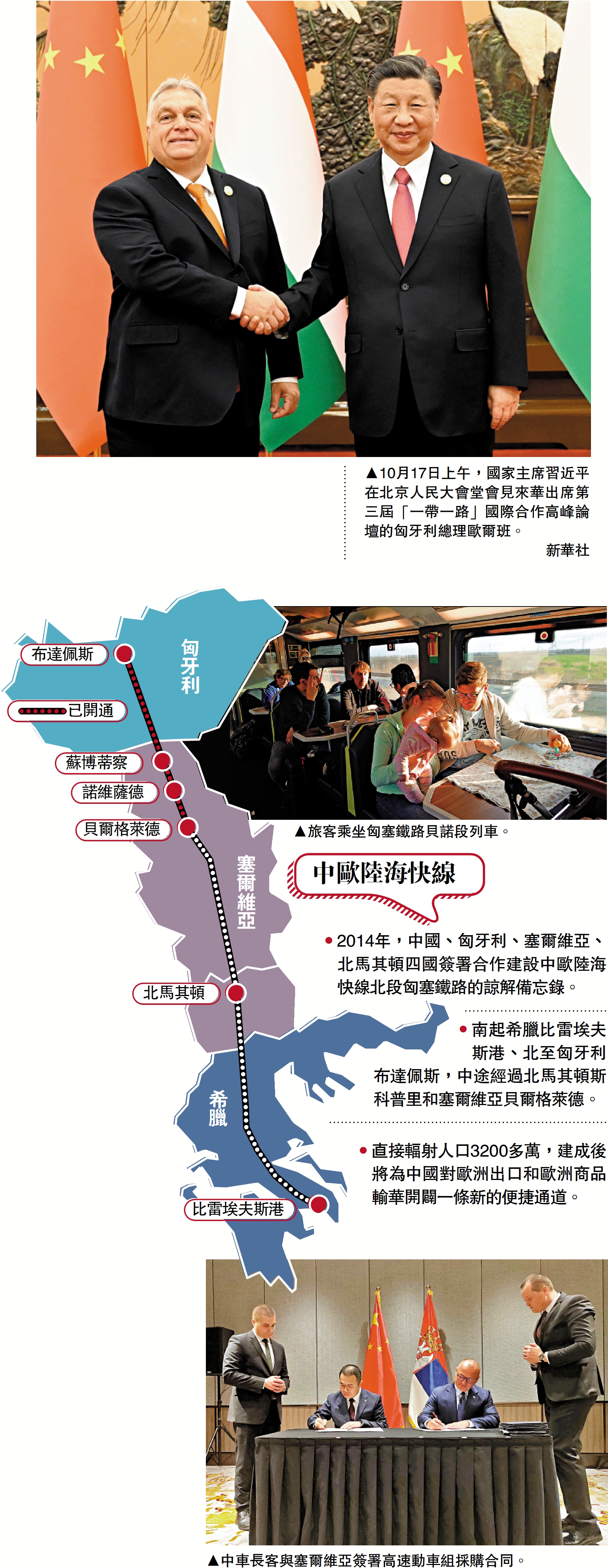 　　圖：中歐陸海快線