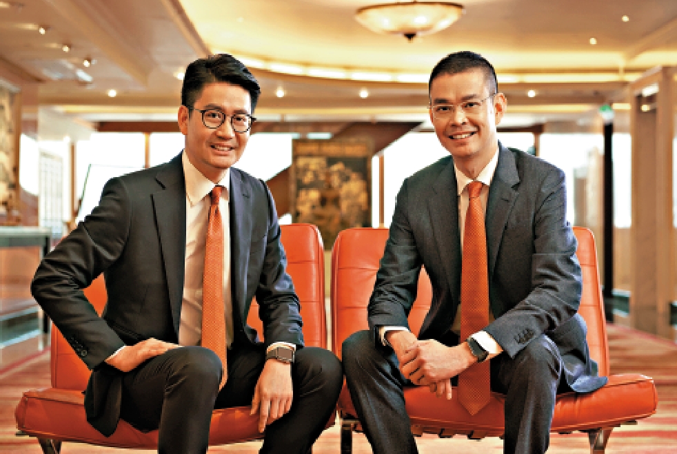 　　圖：東亞銀行聯席行政總裁李民斌（左）、李民橋。\資料圖片