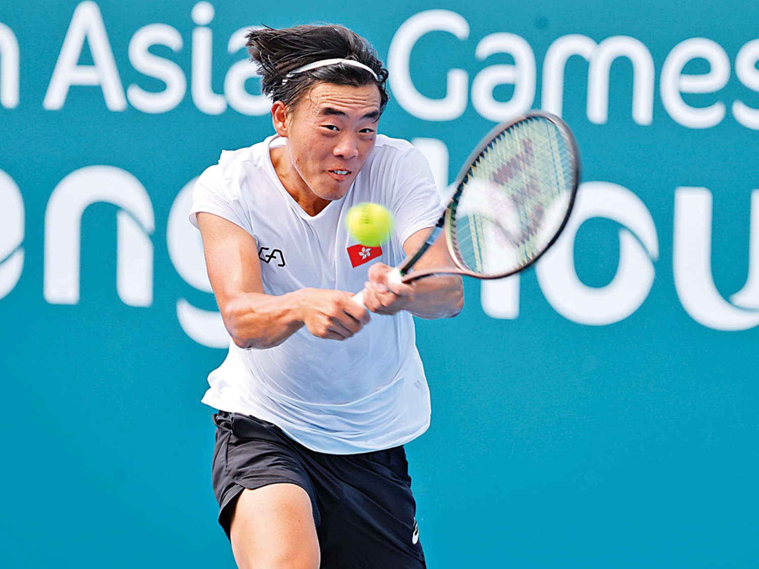 　　圖：黃澤林成為首位躋身世界前300位的香港網球手。