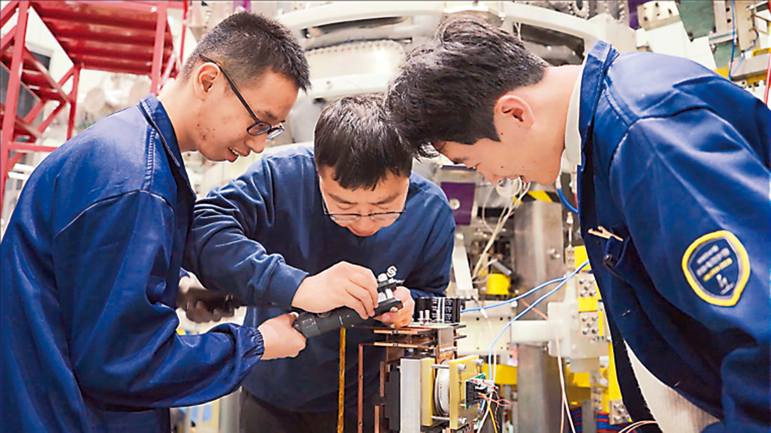 　　圖：陝西星環聚能科技有限公司的專業團隊技術精湛。