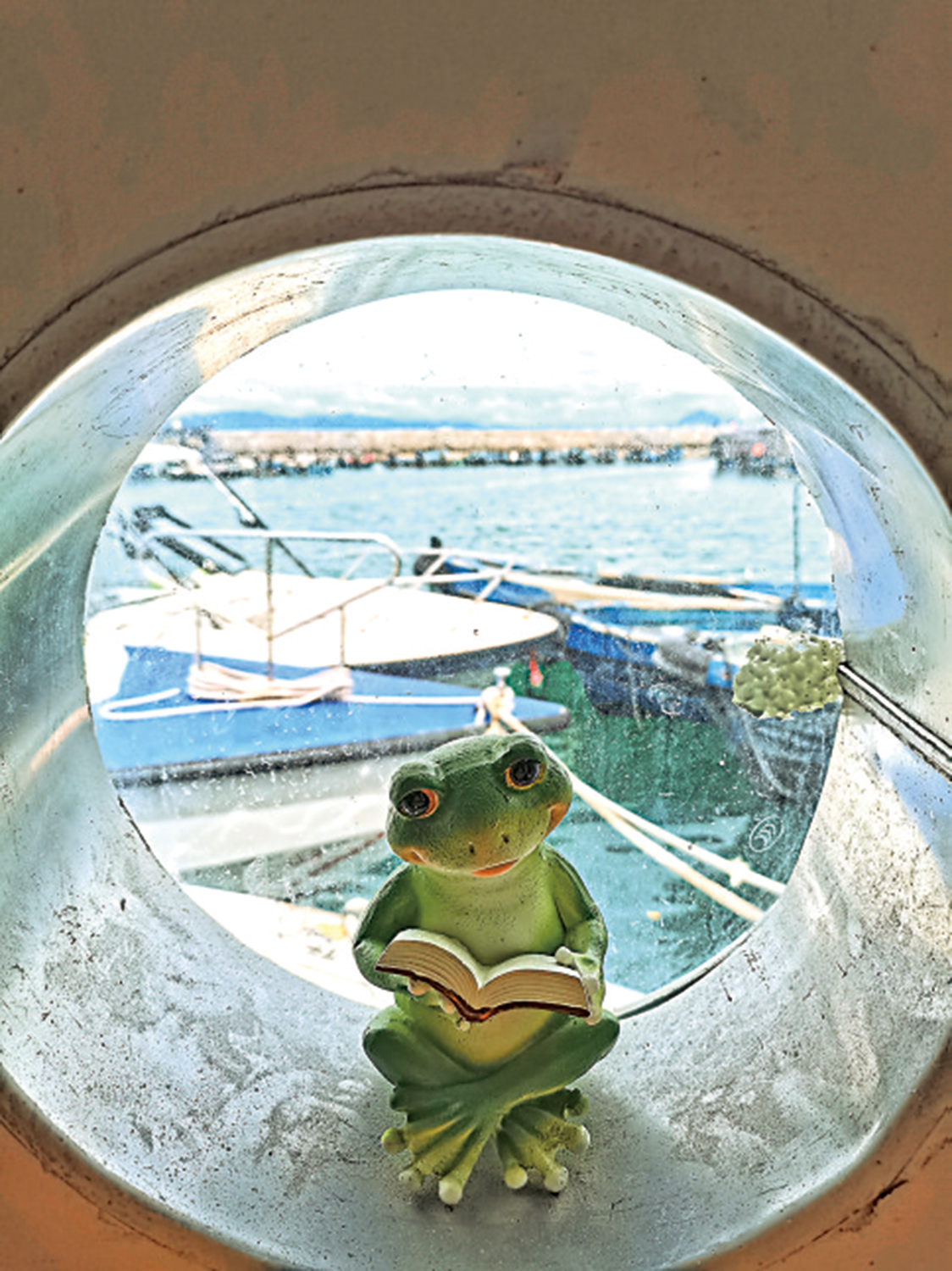 　　圖：海上書屋內一景。\作者攝