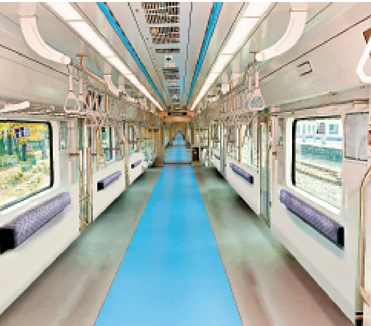 　　圖：首爾地鐵計劃明年推出無座車廂。\網絡圖片
