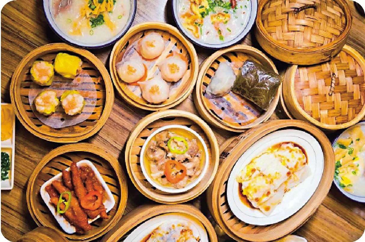 　　圖：「嘆早茶」是老廣州的一種飲食文化。資料圖片