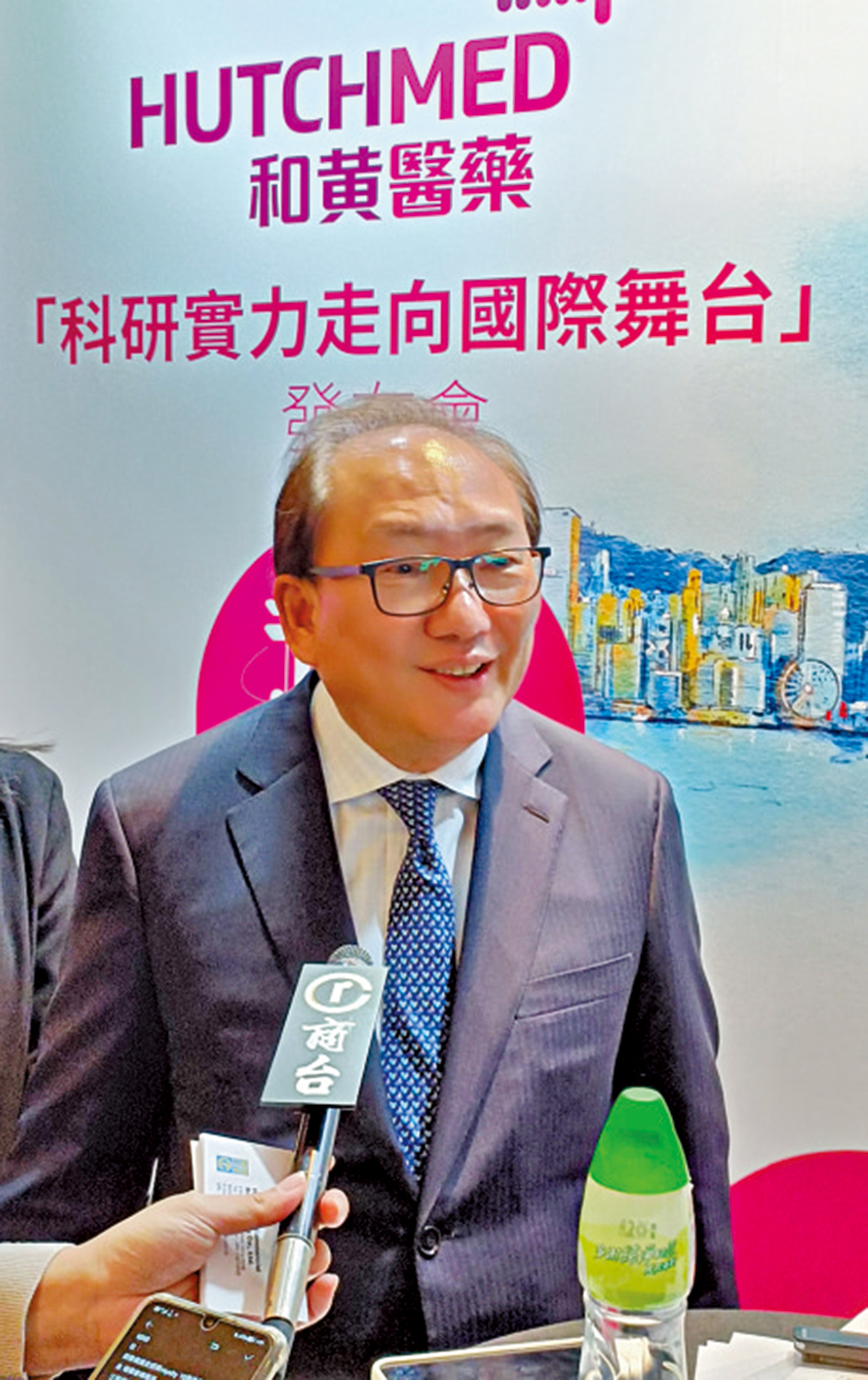 　　圖：杜志強表示，公司擬利用人工智能加速研發新藥。