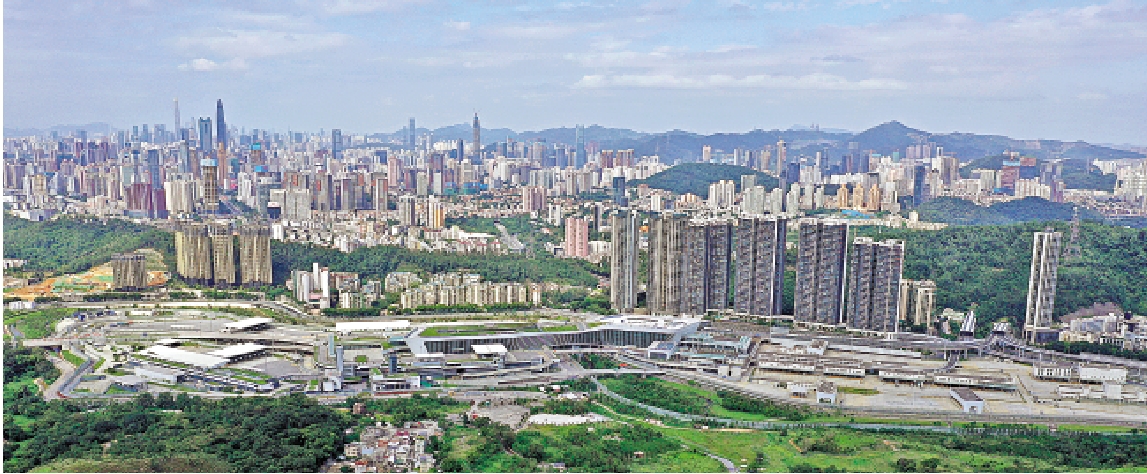 　　圖：香港北都坐擁三個口岸優勢。圖為深圳蓮塘口岸。\大公報記者凱楊攝