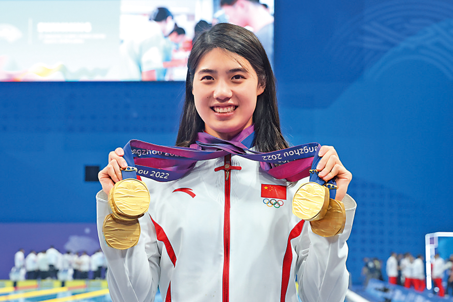 　　圖：張雨霏在杭州亞運會收穫6枚金牌。\資料圖片