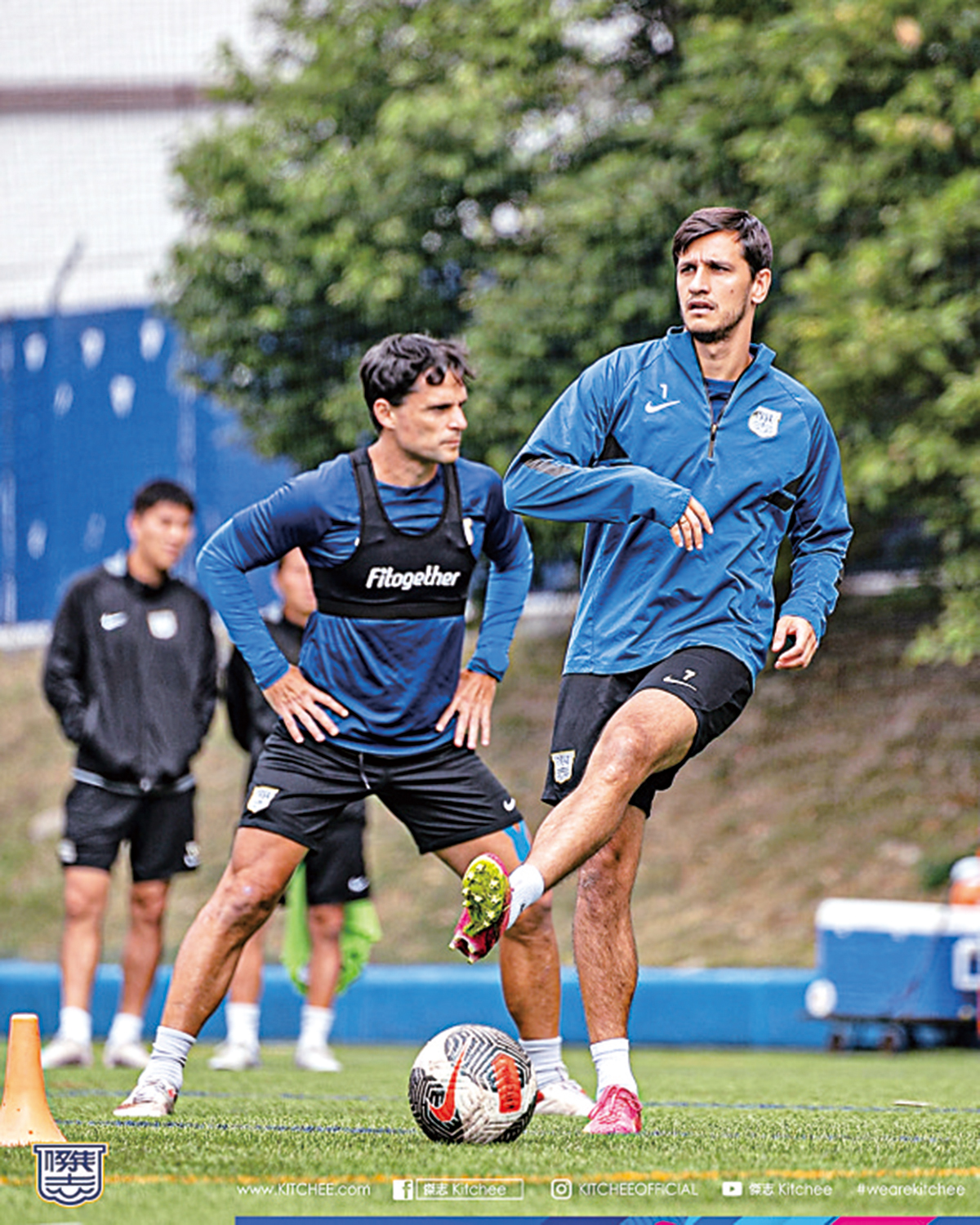 　　圖：傑志外援明加索夫（右）將領銜球隊專注港超衛冕。