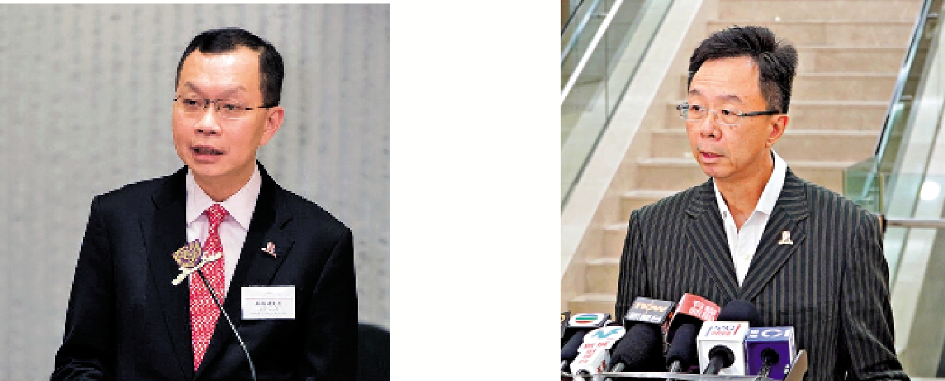 　　圖：中大校董會主席查逸超（右圖）指出，校董會對吳樹培（左圖）能否堅持中立原則有疑問。