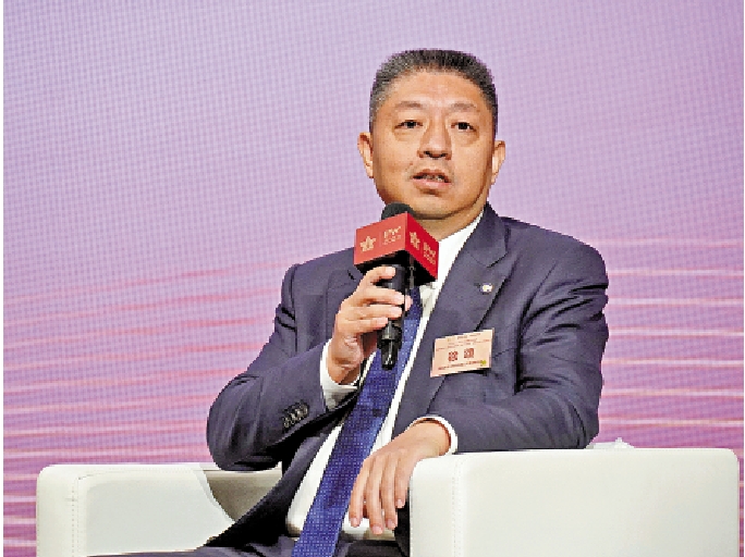 　　圖：徐頌表示，招商局港口在外地發展項目，必須融入社會及獲當地居民支持。