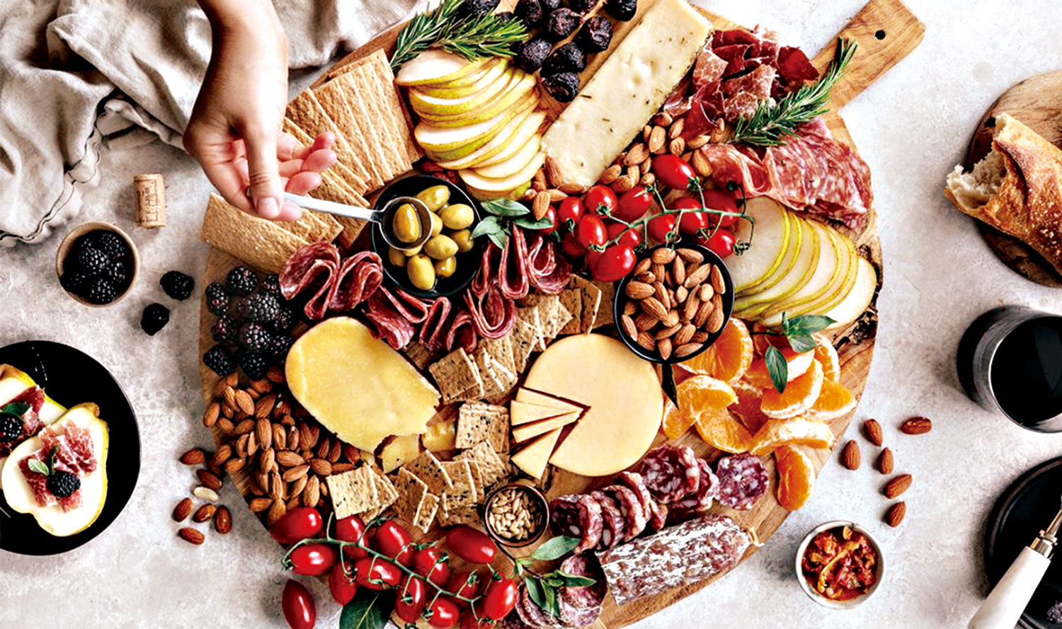 　　圖：冷肉芝士拼盤製作簡單。\資料圖片