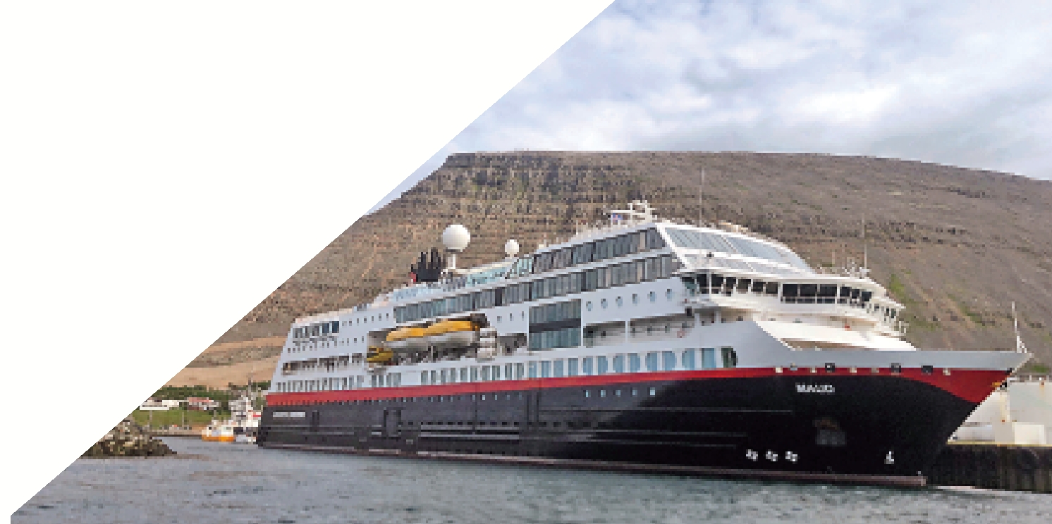 　　圖：挪威郵輪「莫德」號日前在海上遭遇風暴，無法自動導航。\路透社