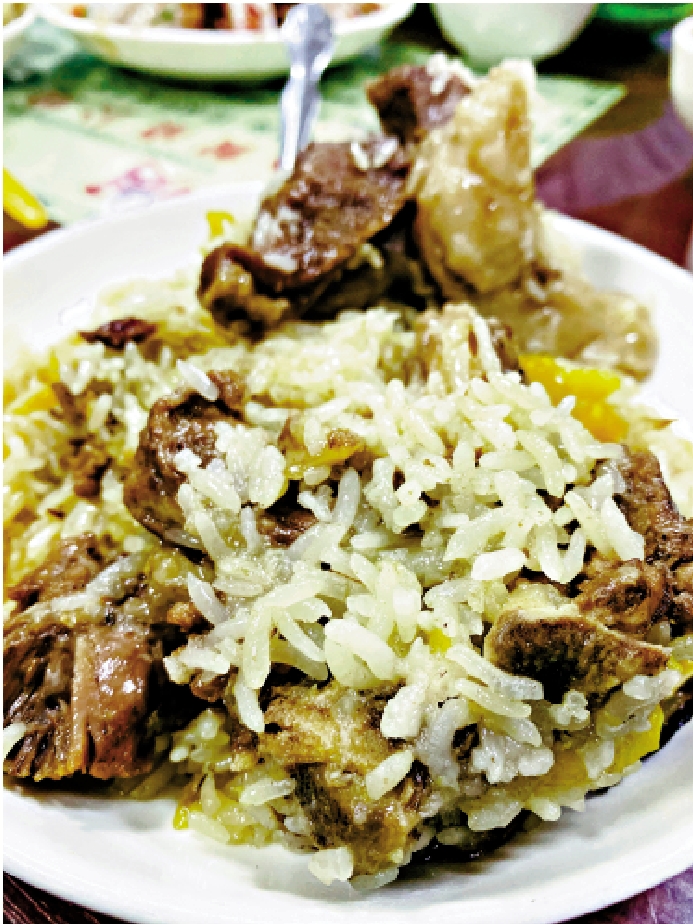 　　圖：羊肉抓飯。