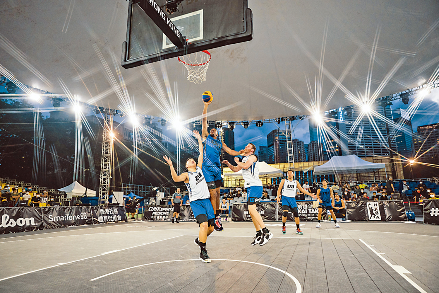 　　圖：香港剛於11月舉行「FIBA 3×3世界巡迴賽──香港大師賽」，擁有舉辦三人籃球賽經驗。