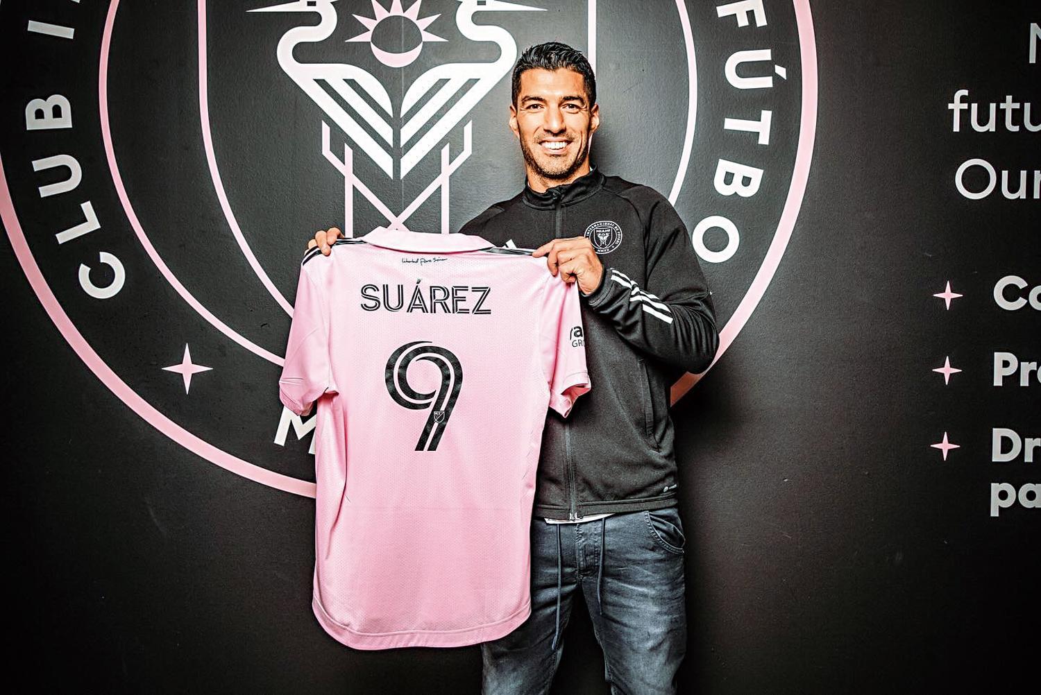 　　圖：蘇亞雷斯落實加盟國際邁亞密並將穿上9號球衣。\網絡圖片