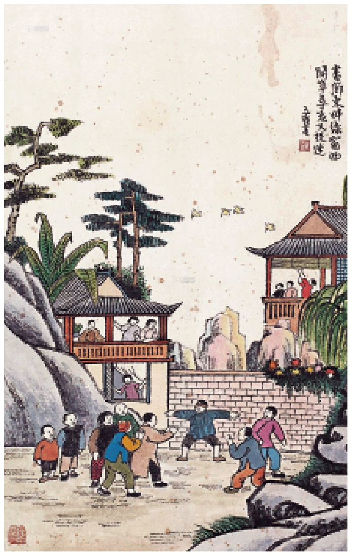 　　圖：豐子愷畫作。