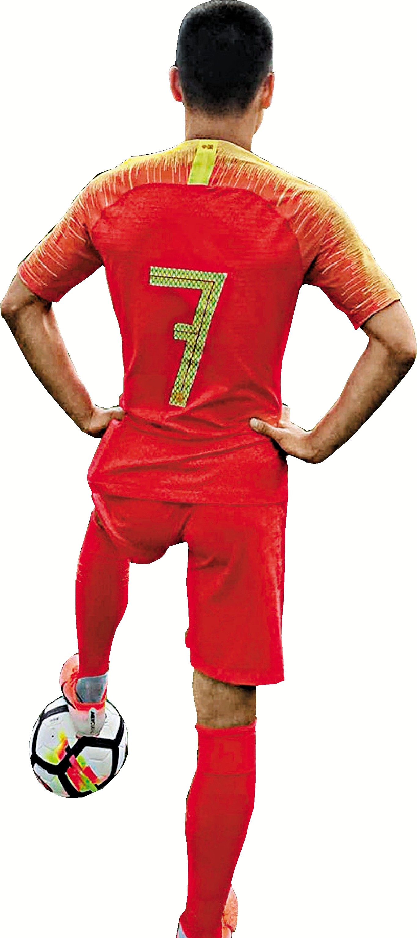 　　圖：武磊繼續穿上7號球衣，征戰下周開鑼的亞洲盃。