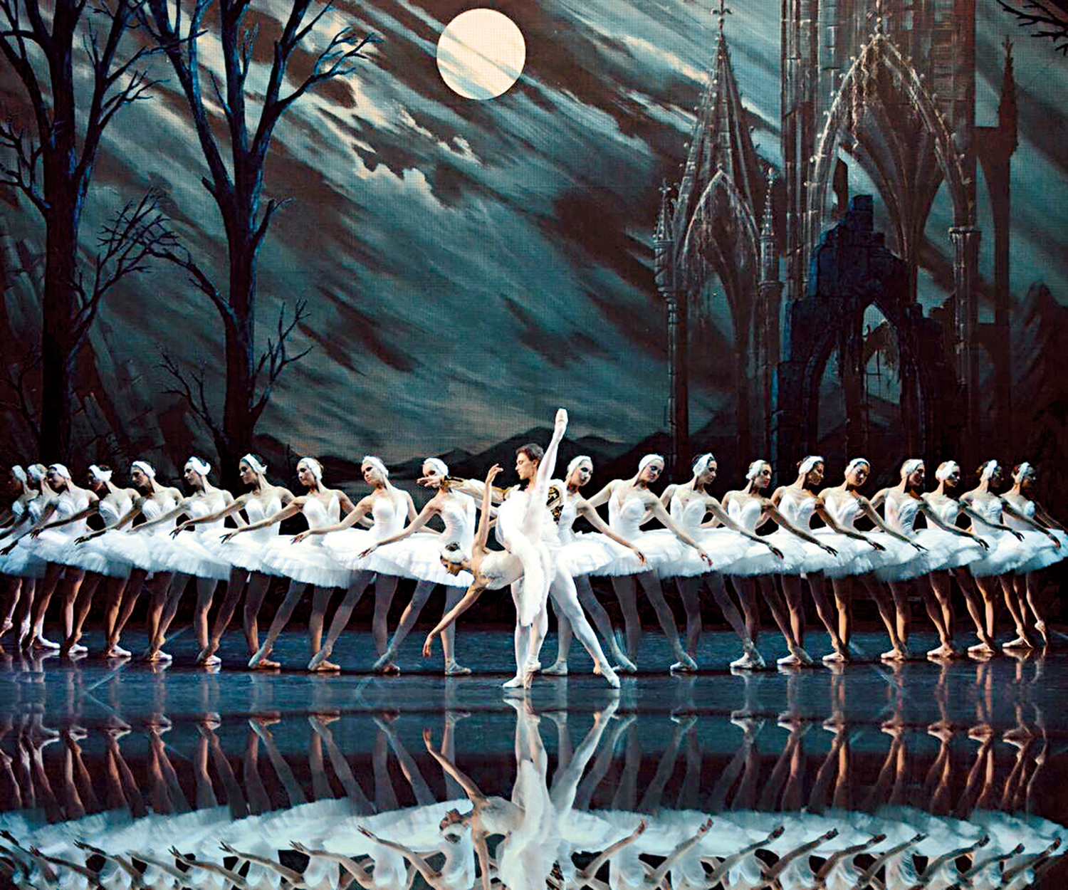 　　圖：《天鵝湖》是柴可夫斯基所作的第一部芭蕾舞劇。\劇照
