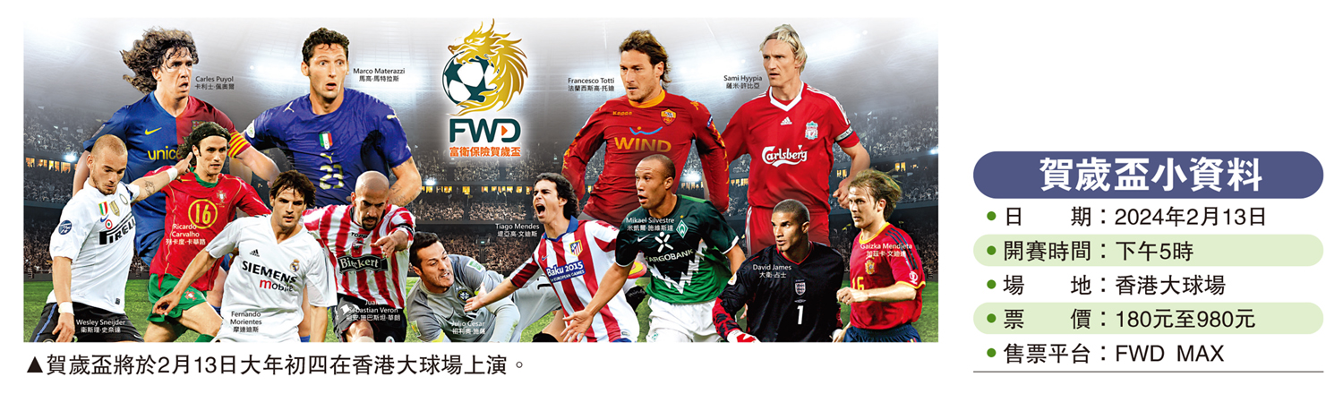 　　圖：賀歲盃將於2月13日大年初四在香港大球場上演。
