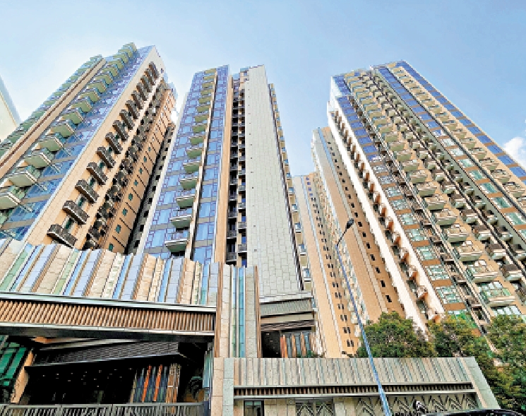 　　圖：傲玟昨日售出一伙4房，成交價創新高。