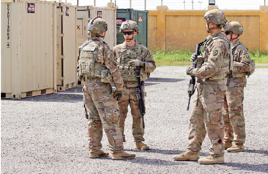 　　圖：在伊拉克的美軍士兵。\路透社