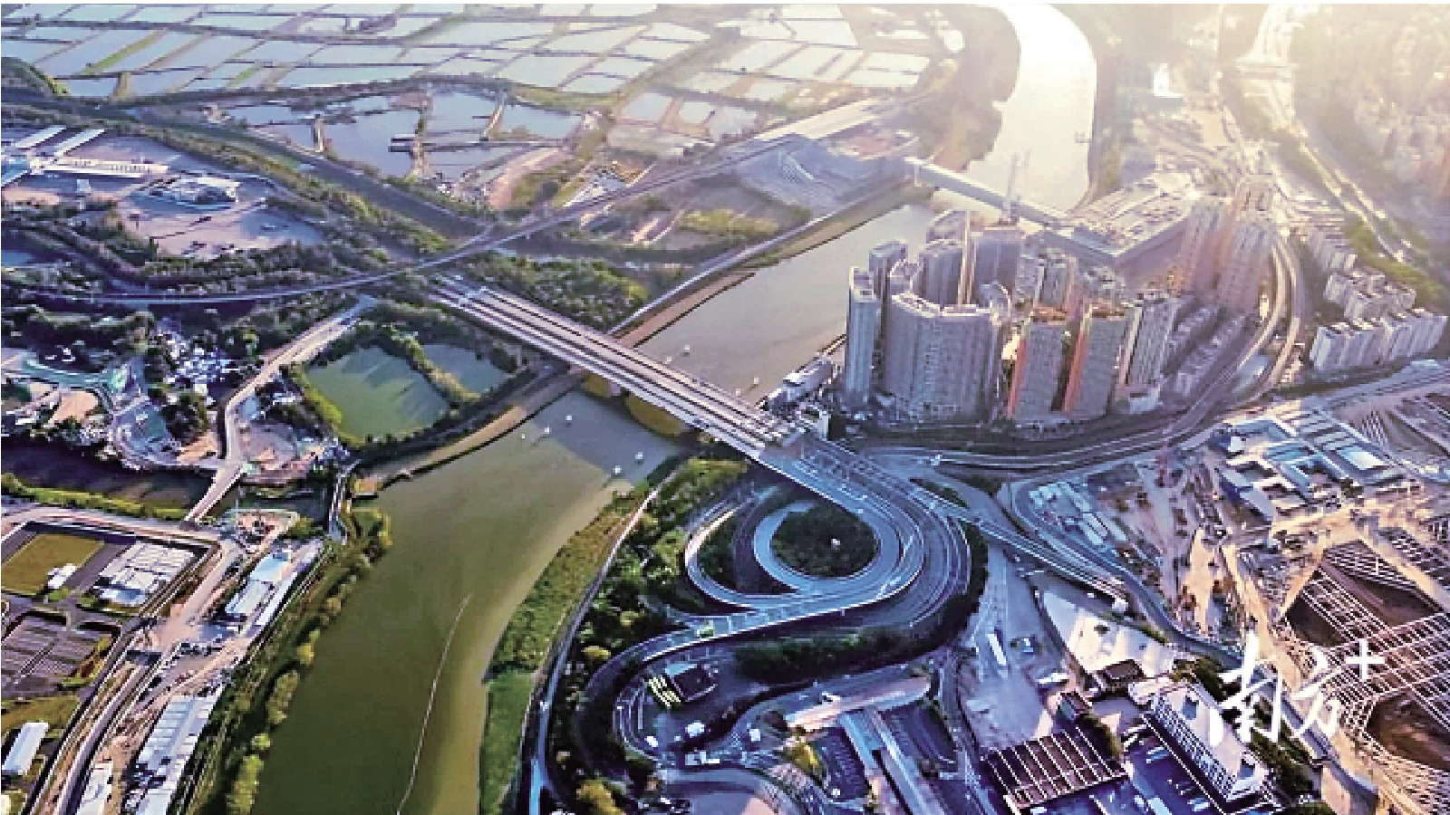　　圖：未來深圳將在河套深港科技創新合作區建成深港開放創新中心。圖為河套合作區。