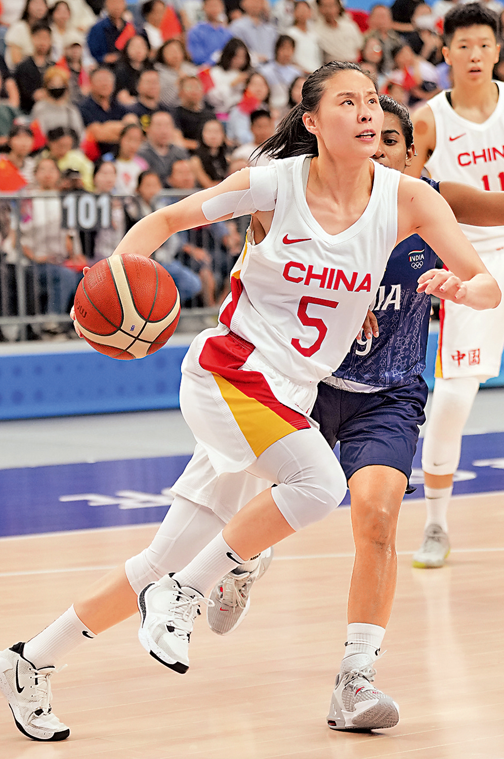 　　圖：中國女籃控衛王思雨。