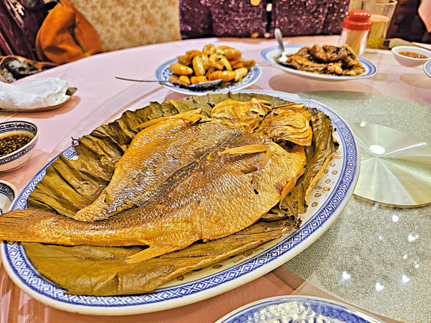 　　圖：煙熏黃花魚是韓桐椿自創菜品。