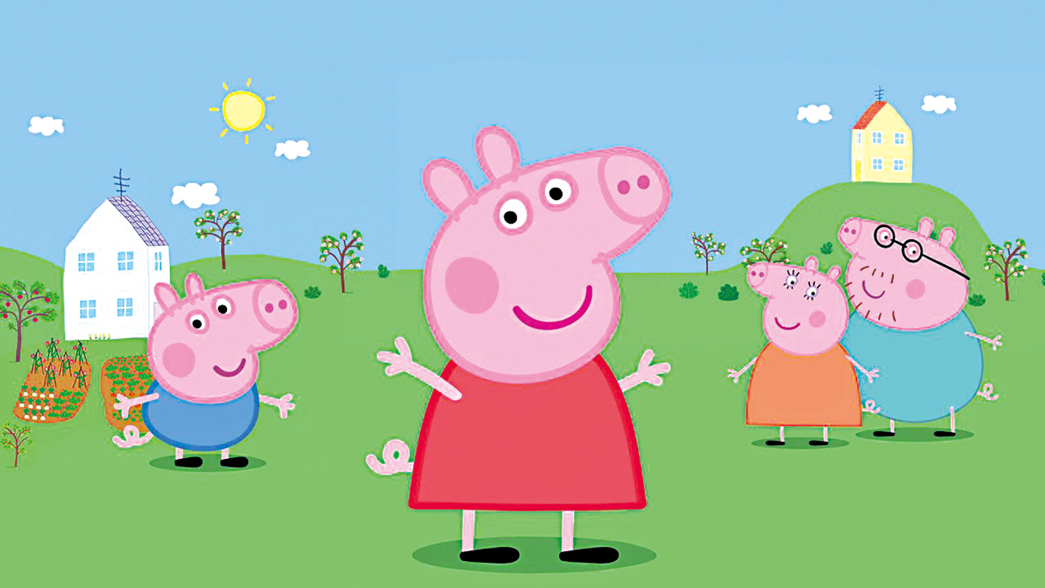 　　圖：小豬佩奇（Peppa Pig）電視動畫系列於二○○四年五月首播。