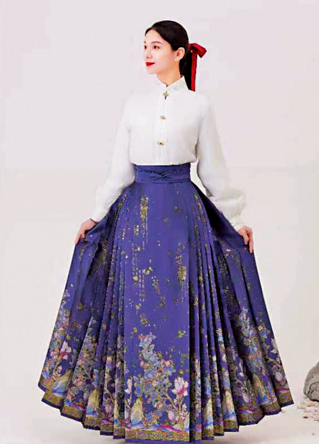 　　圖：馬面裙美輪美奐，廣受歡迎。\受訪者供圖