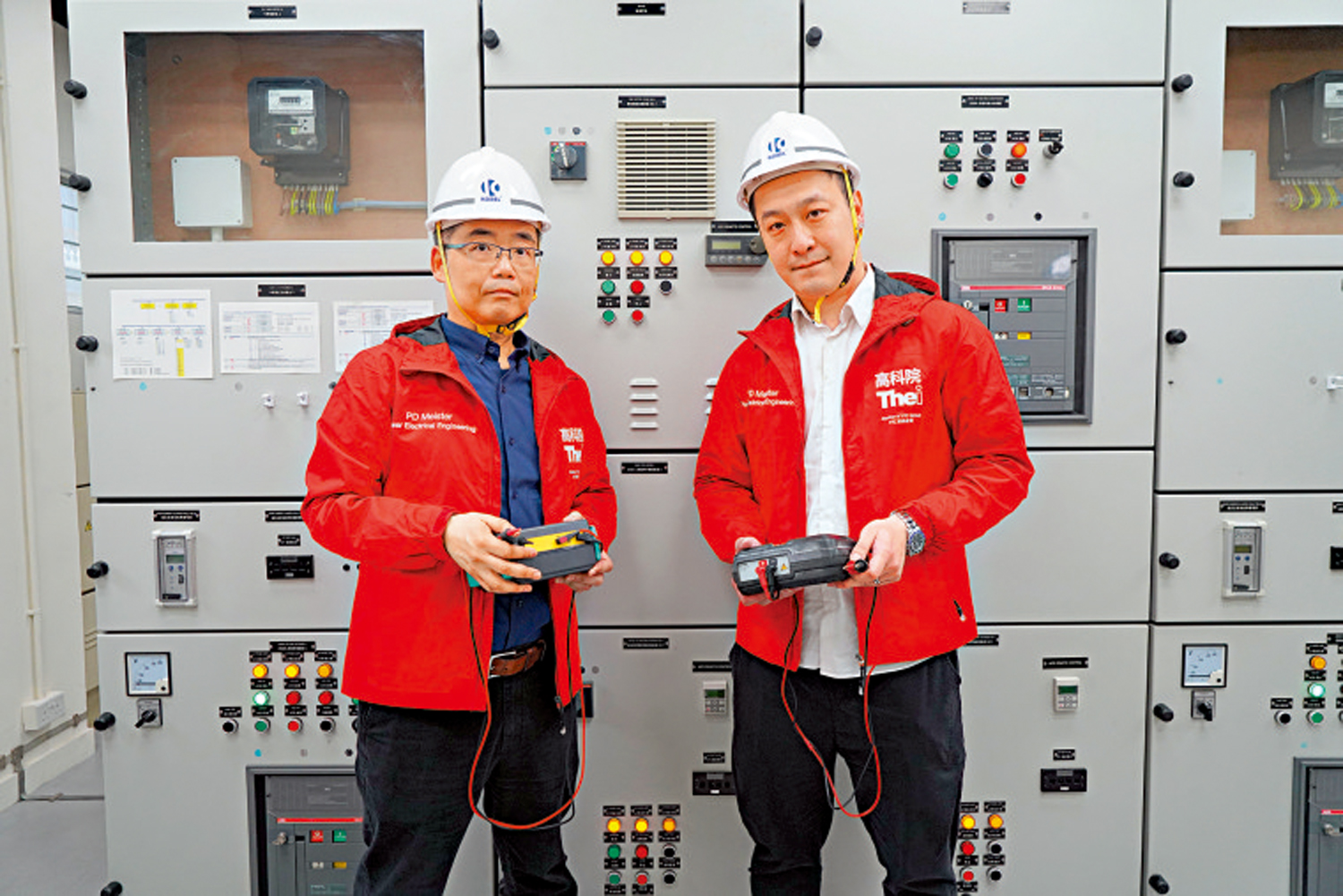 　　圖：鍾卓輝（左）和高啟漢（右）加入電力工程行業逾20年，他們報讀「電力工程大師級專業文憑」，期望考取「C牌」。