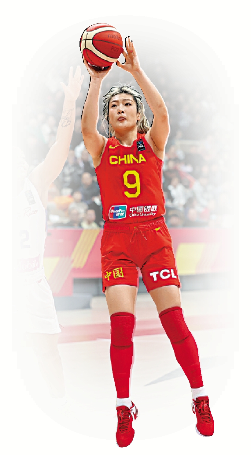 　　圖：李夢冀為中國女籃完成好奧運任務。