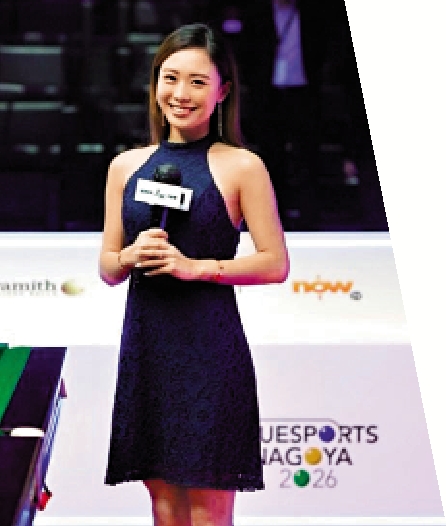 　　圖：馬曉晴在2022年香港國際桌球大師賽擔任司儀。\網絡圖片