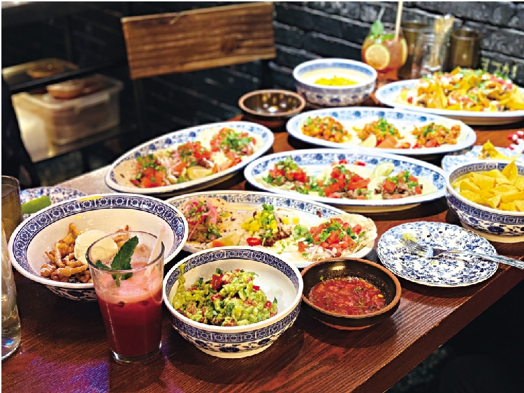 　　圖：The Taco Bar有十幾種Taco。