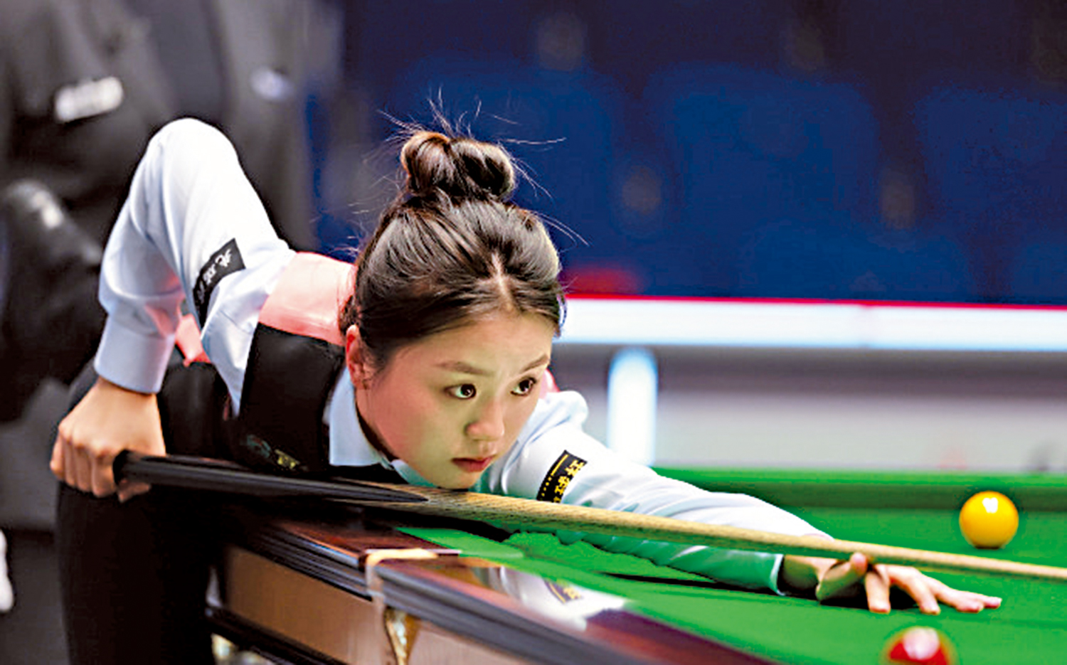 　　圖：白雨露在賽事中有理想的發揮。