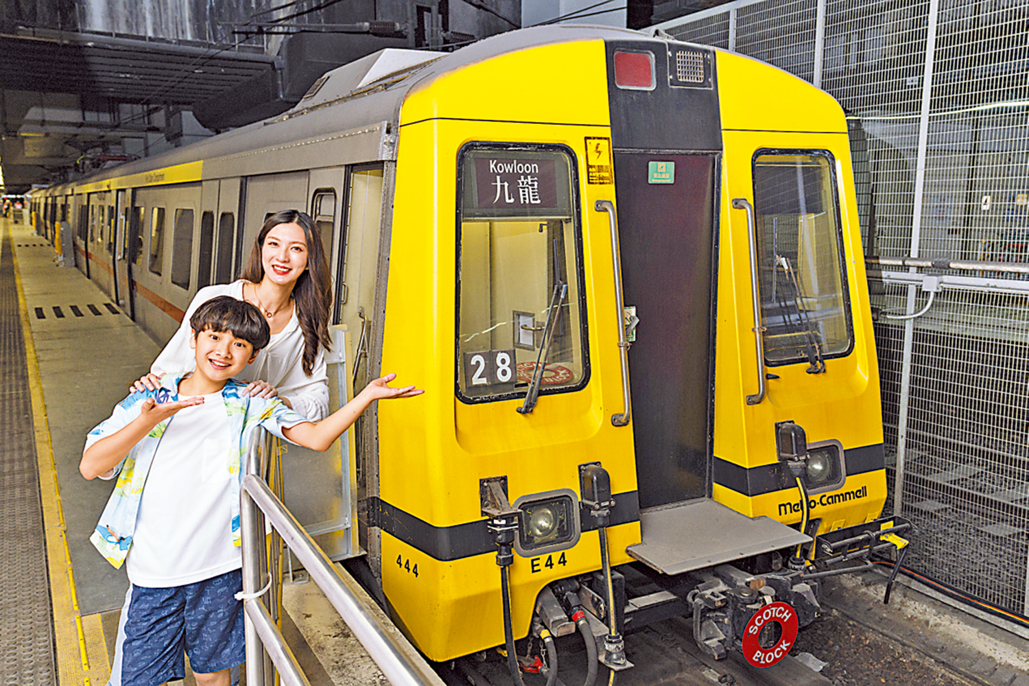 　　圖：「黃頭」是東鐵綫第一代電氣化列車，在1999年全面退役。