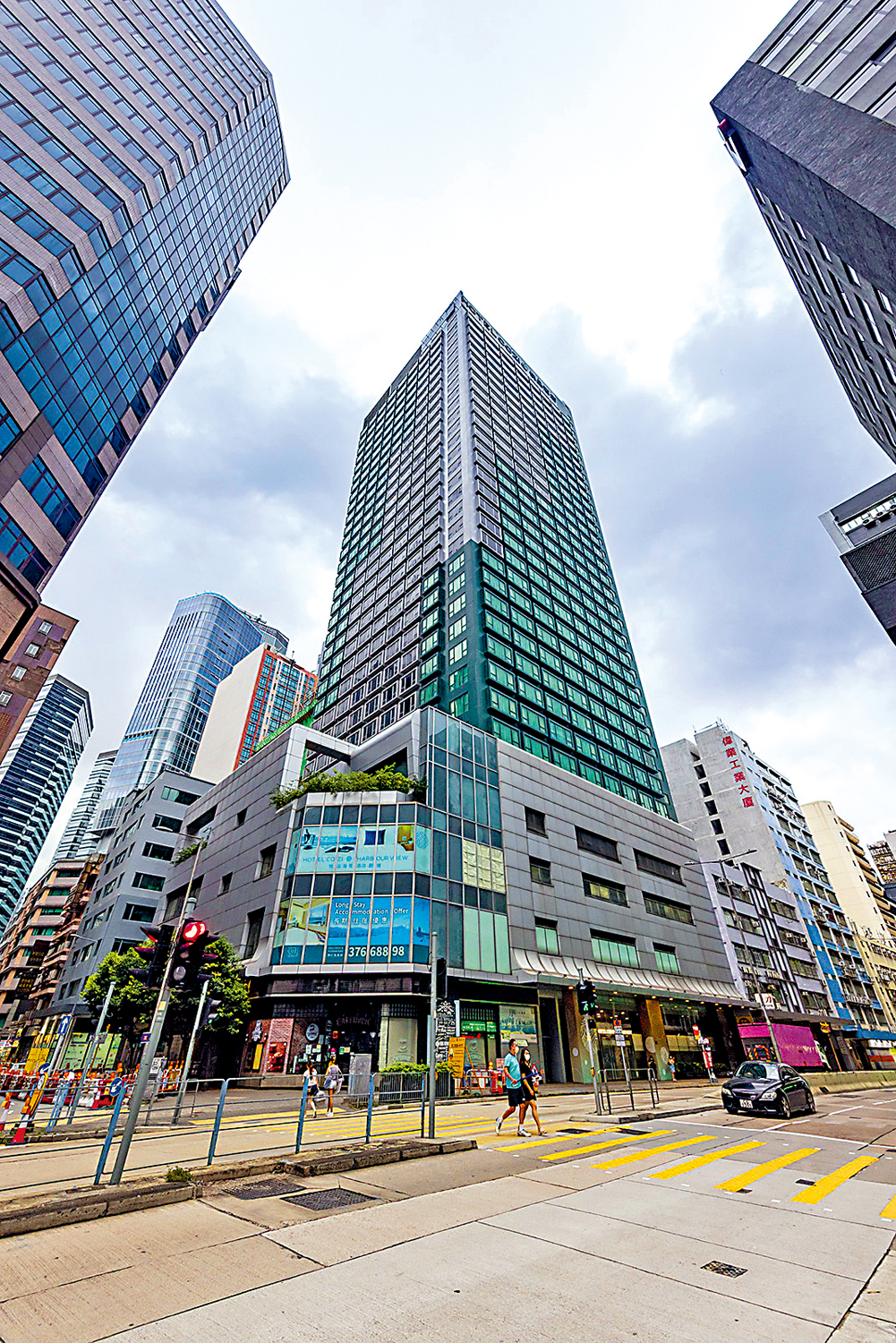 　　圖：觀塘悅品海景酒店總樓面約23.53萬方呎，提供598間酒店房。