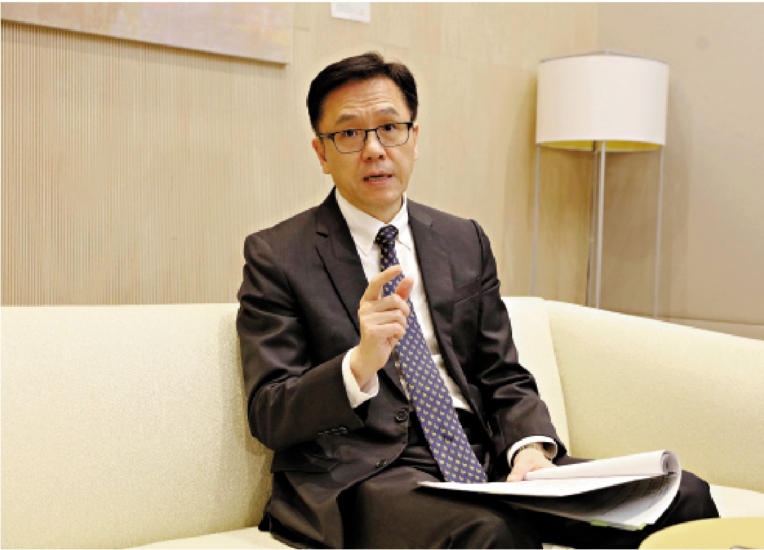 　　圖：孫東表示，香港未來要全面破局，要注重通過創科為香港的高質量發展帶來新格局。\大公報記者蔡文豪攝