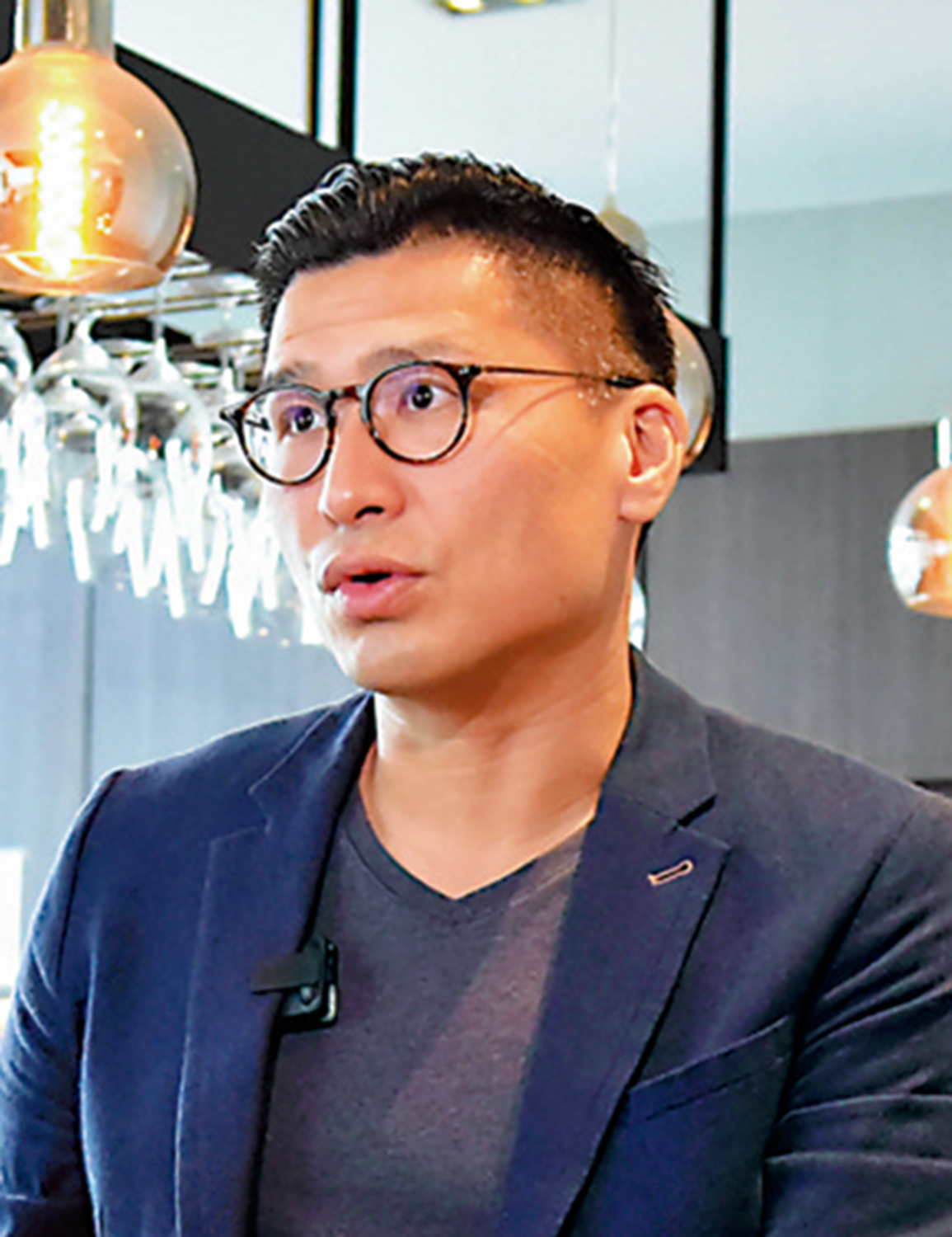 　　圖：邱達根認為，思謀與港投合作將可達至雙贏局面。