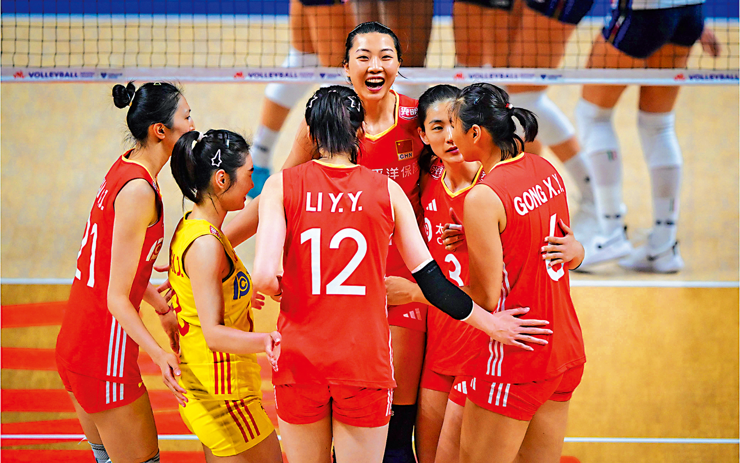 　　圖：中國女排昨重奪亞洲第一位置。