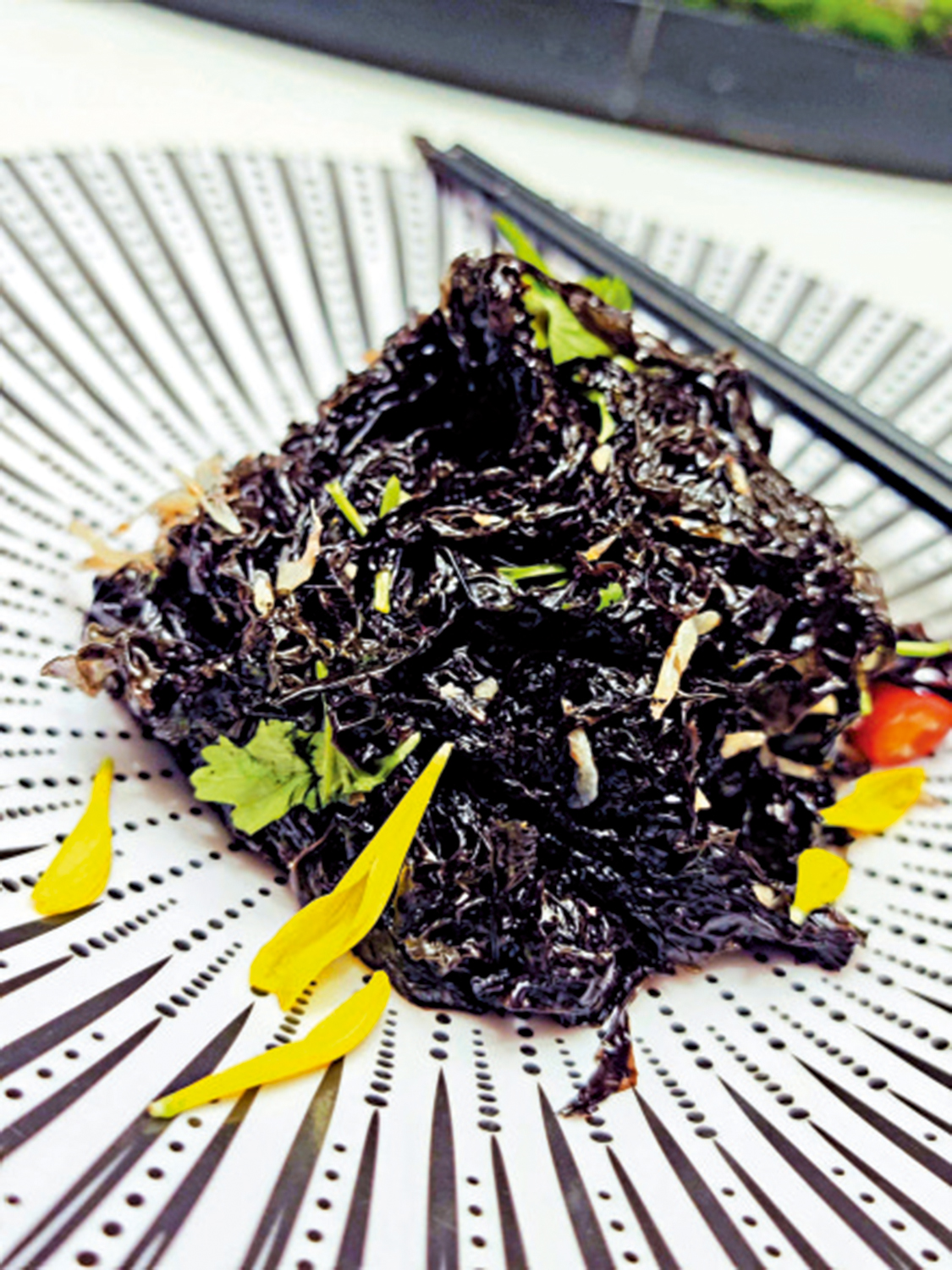 　　圖：霞浦特產紫菜。\大公報實習記者馬見穎攝