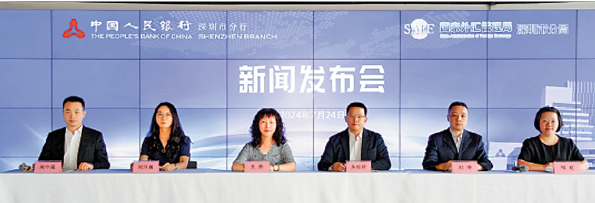 　　圖：朱松濤（右三）表示，前海有3家港資QFLP機構已開展試點。