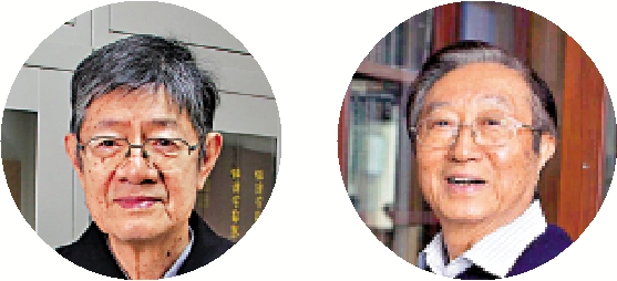 　　左圖：經濟學家張卓元；右圖：法學家張晉藩。