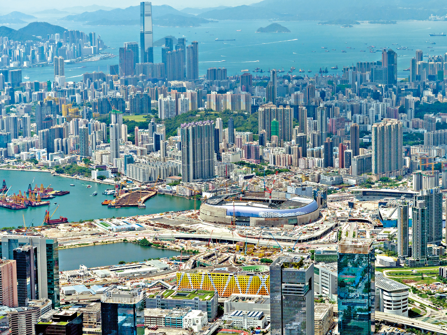 　　圖：發展局將檢視九龍東商業用地，確保有足夠彈性配合啟德體育園發展文體旅產業。